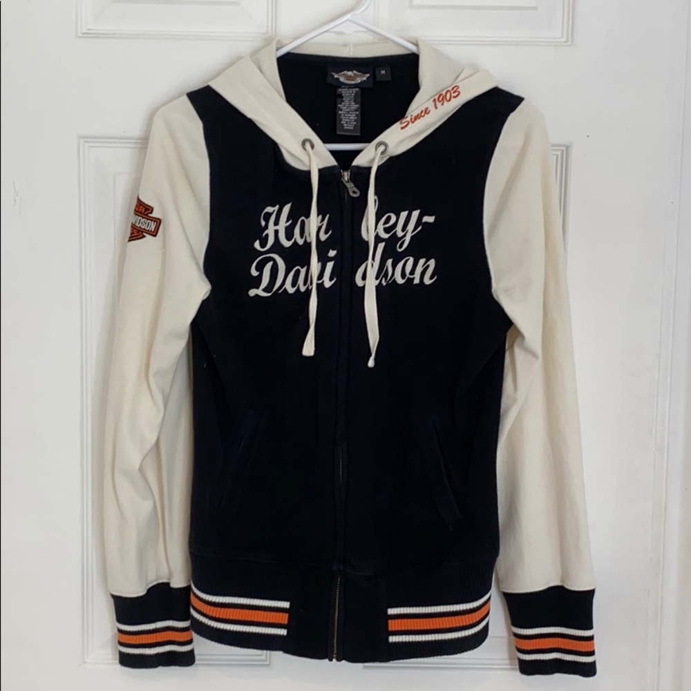 Harley Davidson zip up hoodie